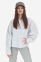 adidas bluză Essentials Short Sweater melanj gri IC5256
