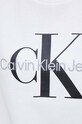 Bavlnená mikina Calvin Klein Jeans J20J219140 biela