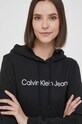 Хлопковая кофта Calvin Klein Jeans чёрный J20J220254