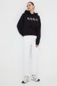 Хлопковая кофта Karl Lagerfeld чёрный