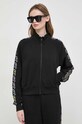 Karl Lagerfeld bluza bawełniana czarny 241W1802