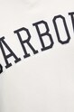 Pamučna dukserica Barbour LOL0591 bijela