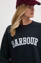 Barbour cotton sweatshirt navy LOL0591