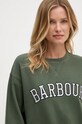 Barbour hanorac de bumbac verde LOL0591
