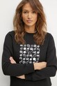 Karl Lagerfeld bluza negru A1W20079