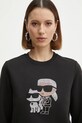 Îmbrăcăminte Karl Lagerfeld bluza A1W20081 negru