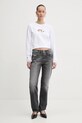 Кофта Diesel F-SLIMMY-OD SWEAT-SHIRT A09931.0GRAC білий AA00