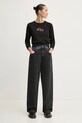 Кофта Diesel F-SLIMMY-OD SWEAT-SHIRT A09931.0GRAC чорний AA00