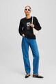 Karl Lagerfeld bluza bawełniana czarny A2W20071