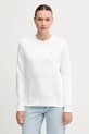 Суичър Tommy Jeans памук бял DW0DW19959.NOS