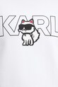Karl Lagerfeld hanorac de bumbac A3W20056 alb