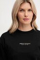 Bavlněná mikina Armani Exchange černá XW001451.AF10830.NOS