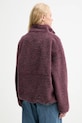 Îmbrăcăminte American Vintage hanorac fleece HOK16C violet