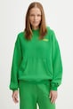Кофта American Vintage з капюшоном зелений IZU03D
