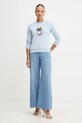 Μπλούζα Karl Lagerfeld A4W20043 μπλε AW25