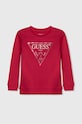 Guess gyerek melegítőfelső pamutból pamut rózsaszín K74Q12.KAUG0.PPYH