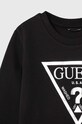 Девочка Детская хлопковая кофта Guess J74Q10.KAUG0.9BYH чёрный