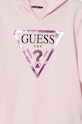DÍVKA Dětská bavlněná mikina Guess J83Q14.KAUG0.9BYH růžová