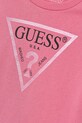 DÍVKA Dětská bavlněná mikina Guess K74Q12.KAUG0.9BYA růžová
