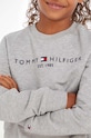 Παιδική βαμβακερή μπλούζα Tommy Hilfiger KS0KS00212.NOS γκρί