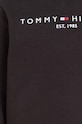 Tommy Hilfiger Bluza bawełniana dziecięca czarny KS0KS00212.NOS