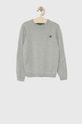 United Colors of Benetton pulover de bumbac pentru copii uni gri 1098Q1072.G.NOS