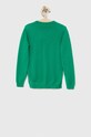 Детски памучен пуловер United Colors of Benetton 1098Q1072.G.NOS зелен AA00
