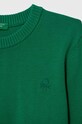 Fiú United Colors of Benetton gyerek pamut pulóver 1294G1012.P.NOS zöld