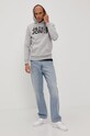 Mikina Jack & Jones 12152840 sivá AA00