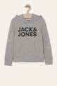 Jack & Jones - Detská mikina s kapucňou sivá 12152841