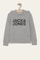 Jack & Jones - Detská mikina s kapucňou sivá 12152841
