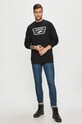 Vans - Bluza bawełniana VN0A45CIBLK1 czarny AA00