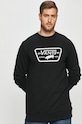 Vans - Bavlnená mikina čierna VN0A45CIBLK1