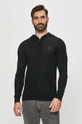 čierna AllSaints - Mikina Mode Merino Zip Hood