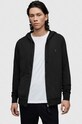 AllSaints - Μπλούζα Brace Hoody βαμβάκι μαύρο MF028H