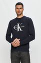 granatowy Calvin Klein Jeans - Bluza J30J314313.NOS Męski