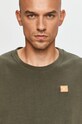 Clean Cut Copenhagen - Hanorac de bumbac verde CC1862.BottleGree