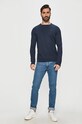Tommy Hilfiger - Bavlnená mikina UM0UM01612.NOS tmavomodrá AA00