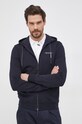 Armani Exchange bluza nadruk granatowy 8NZM95.ZJKRZ