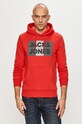 Jack & Jones - Bluza bawełniana czerwony 12152840.