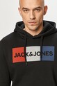 Jack & Jones - Bluza bawełniana czarny 12152840.