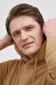 Бавовняна кофта Selected Homme коричневий 16077368.Kelp