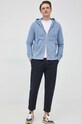 Marc O'Polo hanorac de bumbac M22402957100 albastru AA00