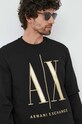 Odjeća Pamučna dukserica Armani Exchange 8NZMPQ.ZJ1ZZ.NOS crna