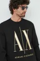 Βαμβακερή μπλούζα Armani Exchange Κύριο υλικό: 100% Βαμβάκι Πλέξη Λαστιχο: 95% Βαμβάκι, 5% Σπαντέξ