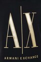 Bavlnená mikina Armani Exchange čierna 8NZMPQ.ZJ1ZZ.NOS