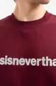 czerwony thisisneverthat bluza bawełniana T-Logo Crewneck