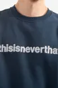 σκούρο μπλε Βαμβακερή μπλούζα thisisneverthat T-Logo Crewneck