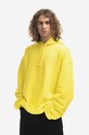 032C bluza bawełniana Oversized Dram bawełna żółty FW22.C.2041