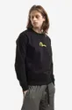 Bavlněná mikina Evisu Sweatshirt With Seagull Print 2EABSM1SW321XXCT BLACK